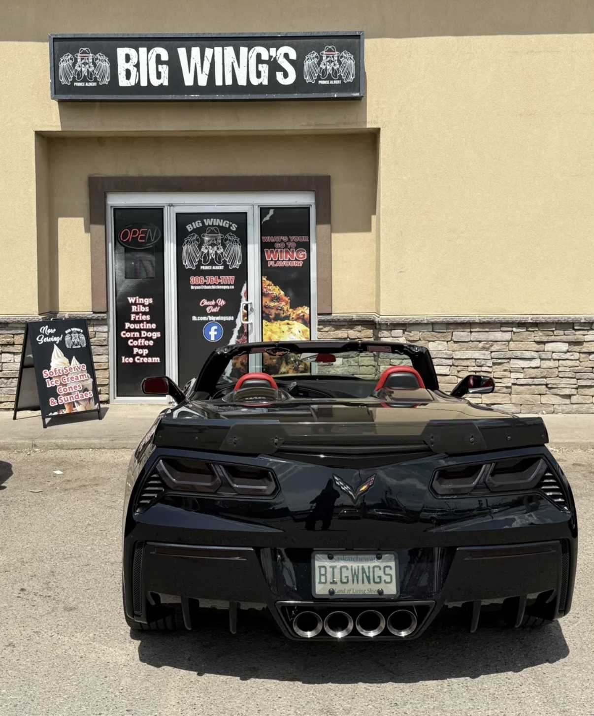 Big Wing's Prince Albert storefront